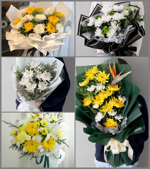 贵州毕节市黔西县五里乡新法村白事花束代送